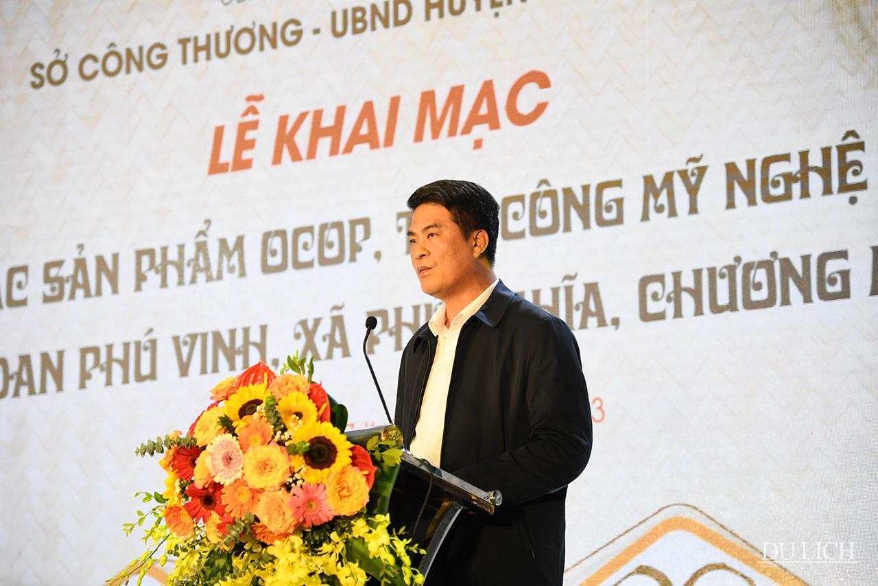 Phó Giám đốc Sở Công Thương Hà Nội Nguyễn Đình Thắng phát biểu